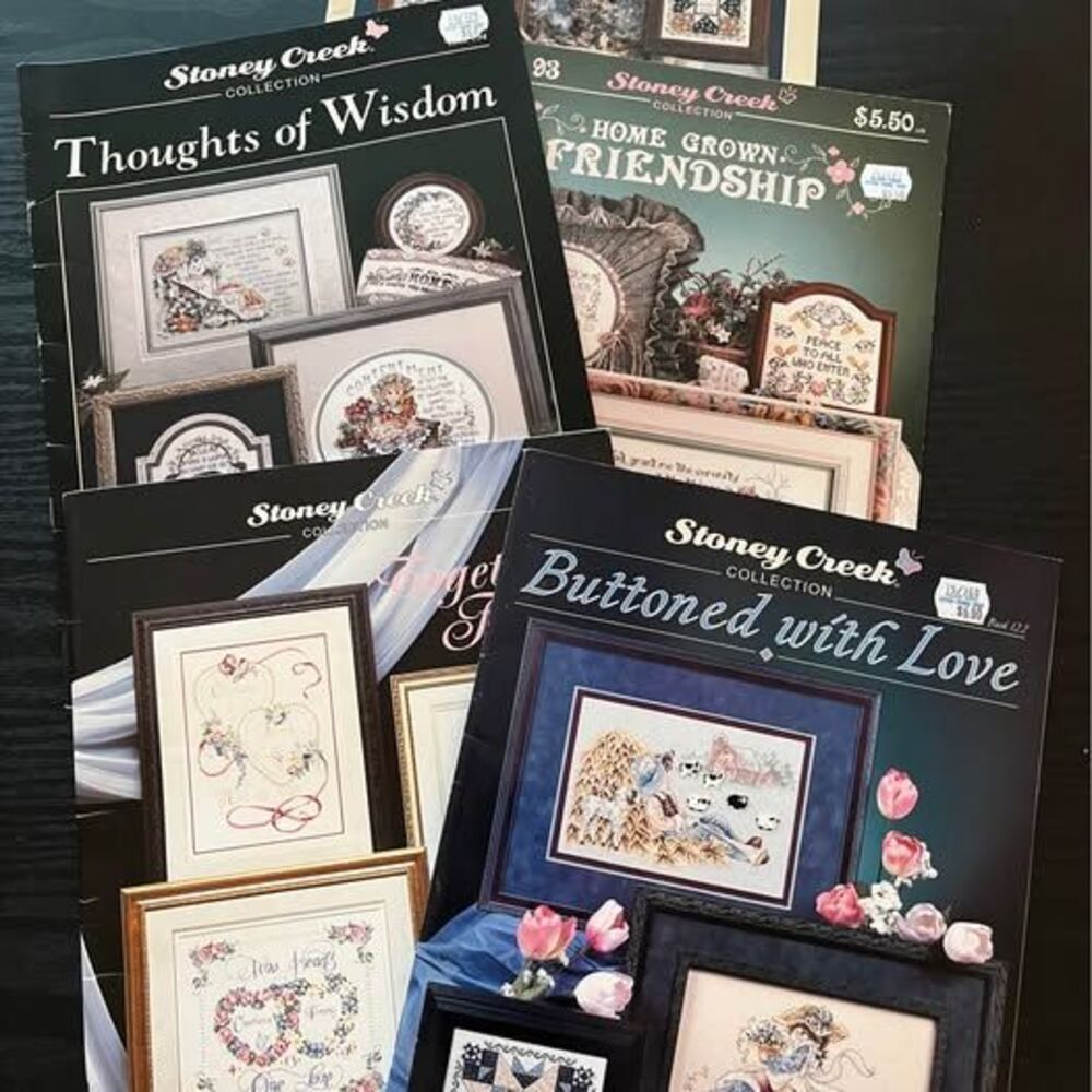 Stoney Creek Collection Cross Stitch Pattern Books Lot of 5